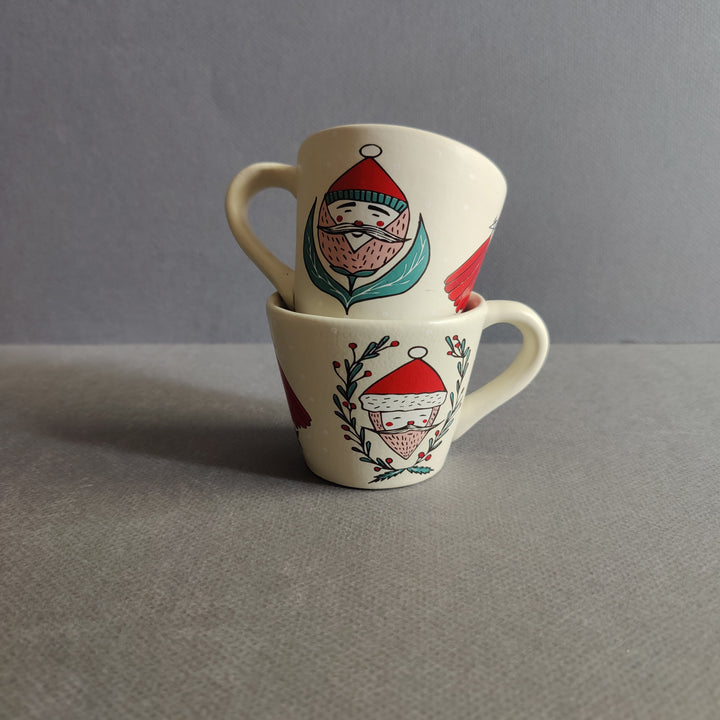 xmas santa mug