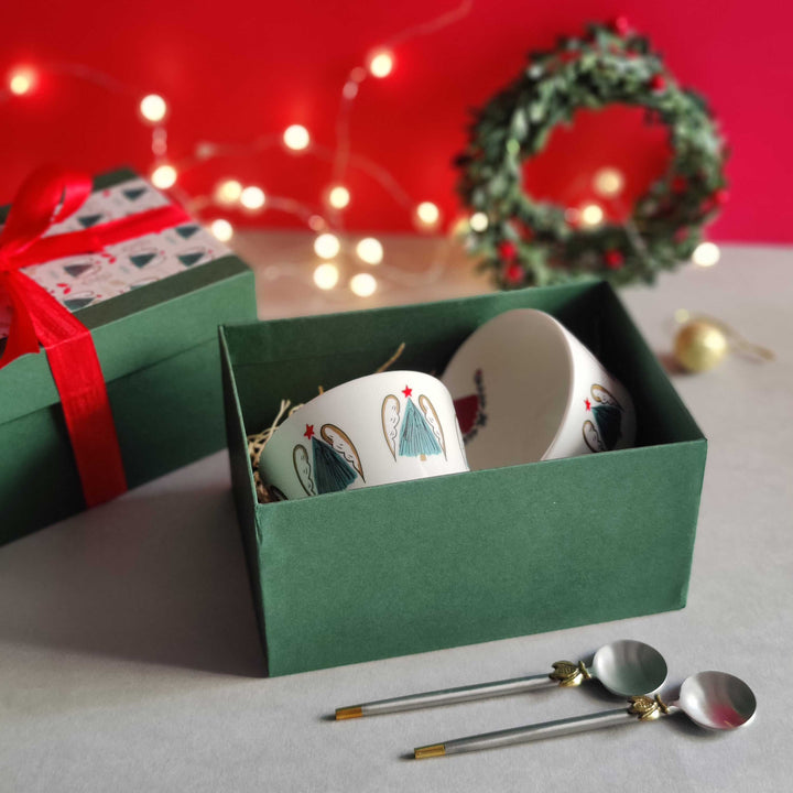 Xmas Gift Box - blessed tree dessert set