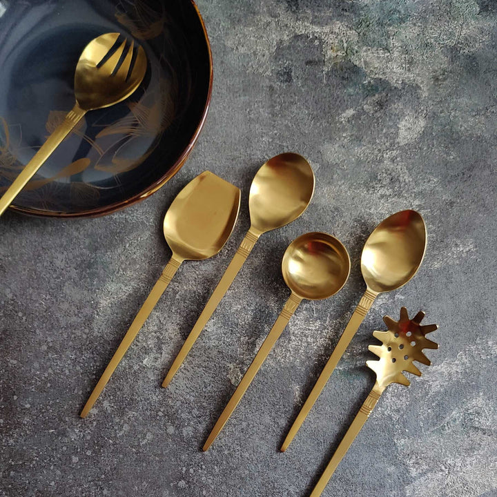 lyn - serving spoon set - 6pcs