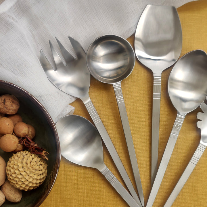 lyn SS matt - serving spoon set - 6pcs (PRE-ORDER)