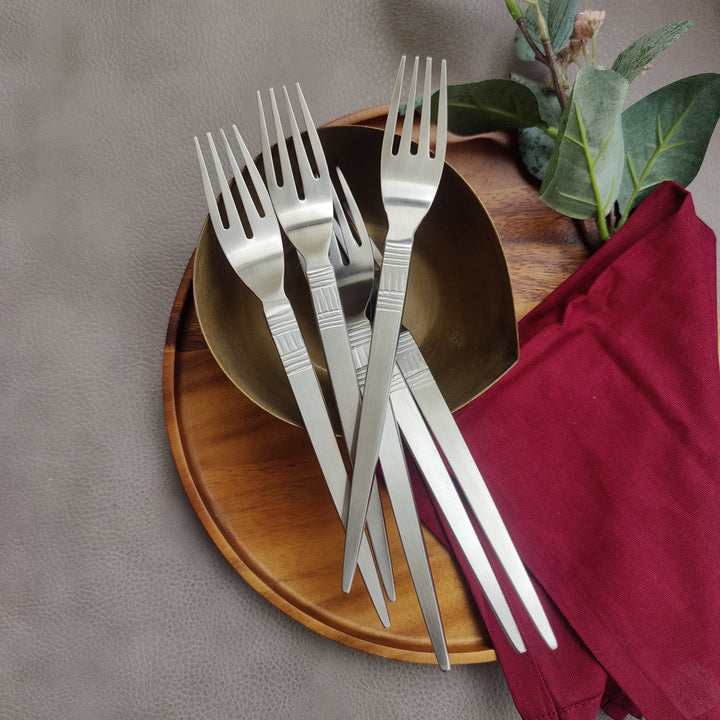 lyn SS matt cutlery - dining fork - 6pcs