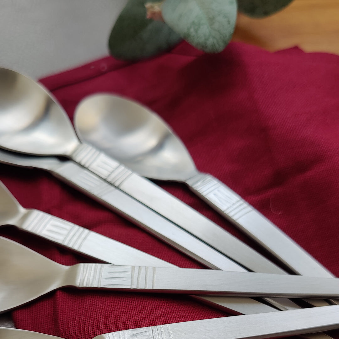 lyn SS matt cutlery - dining spoon - 6pcs