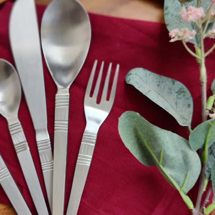 lyn SS matt cutlery - singles collection - 5pcs