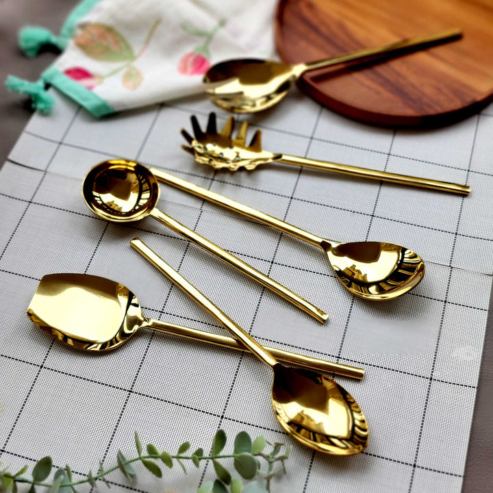 platt - serving spoon set - 6pcs