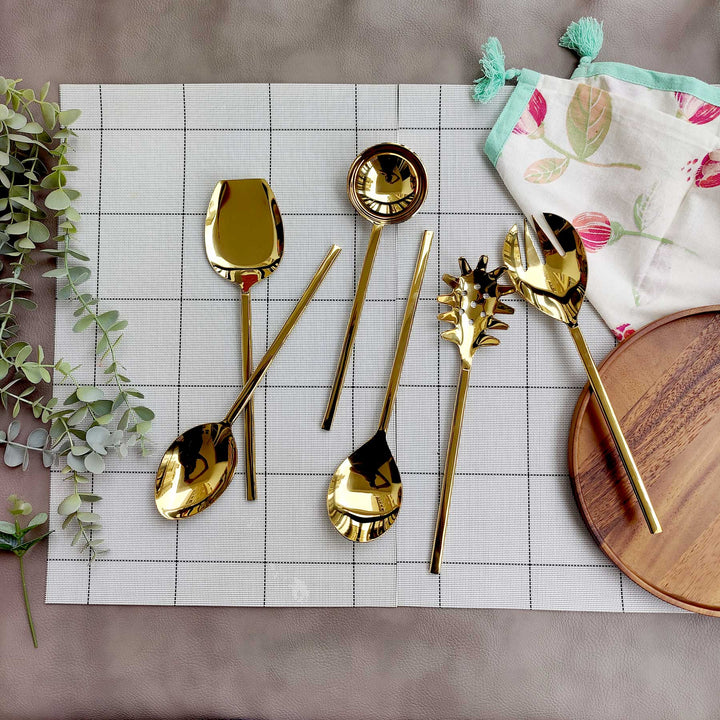 platt - serving spoon set - 6pcs