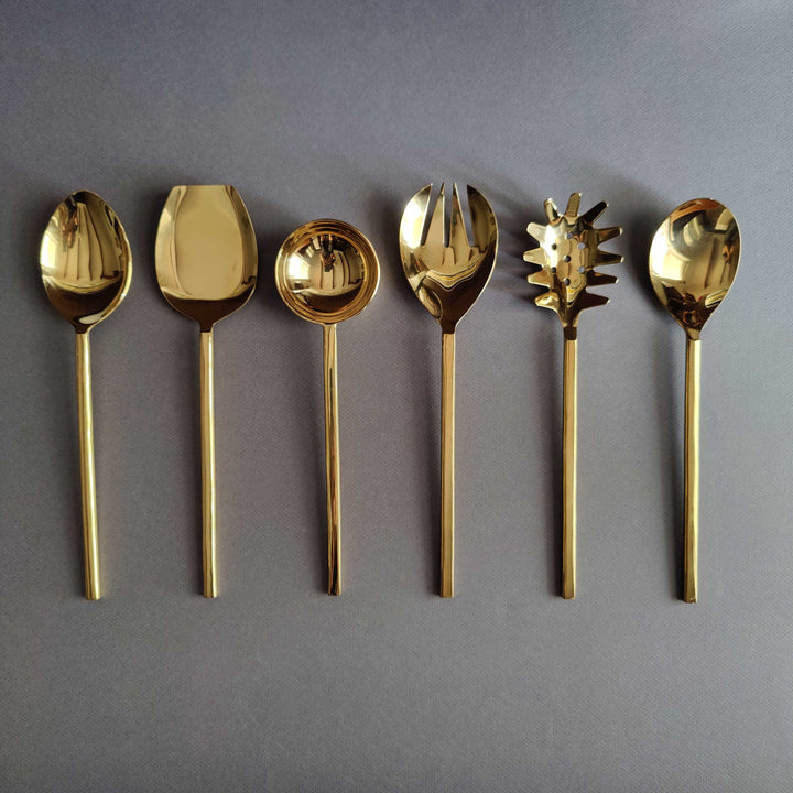 platt - serving spoon set - 6pcs