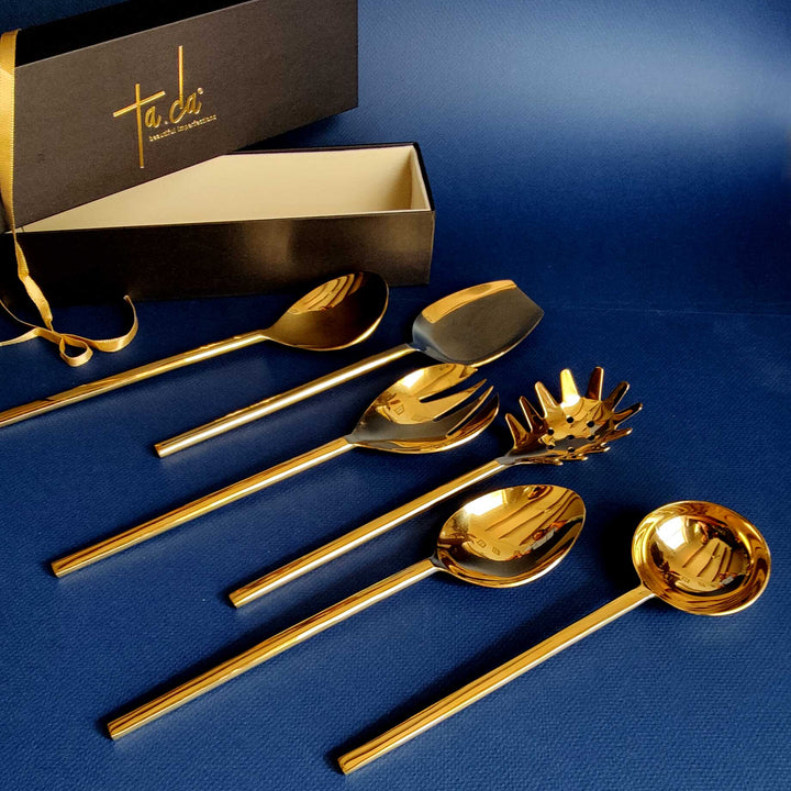 platt - serving spoon set - 6pcs