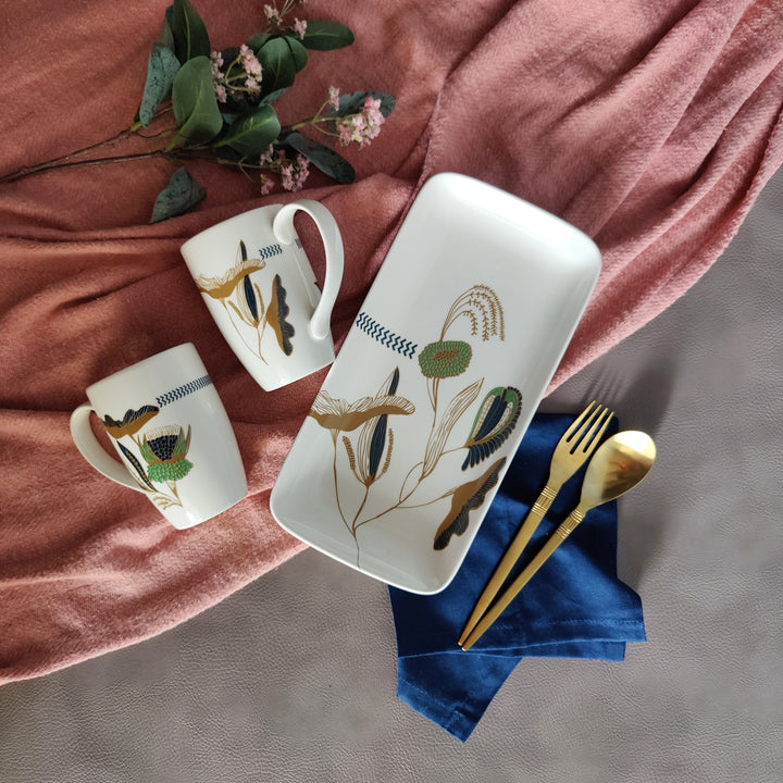 Pookkal (POR) - Platter & Mug set