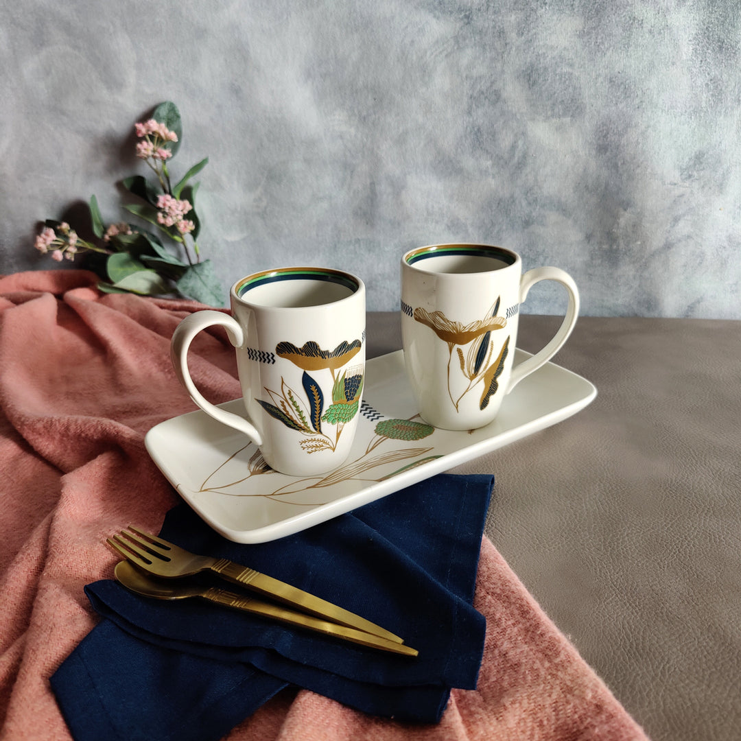 Pookkal (POR) - Platter & Mug set