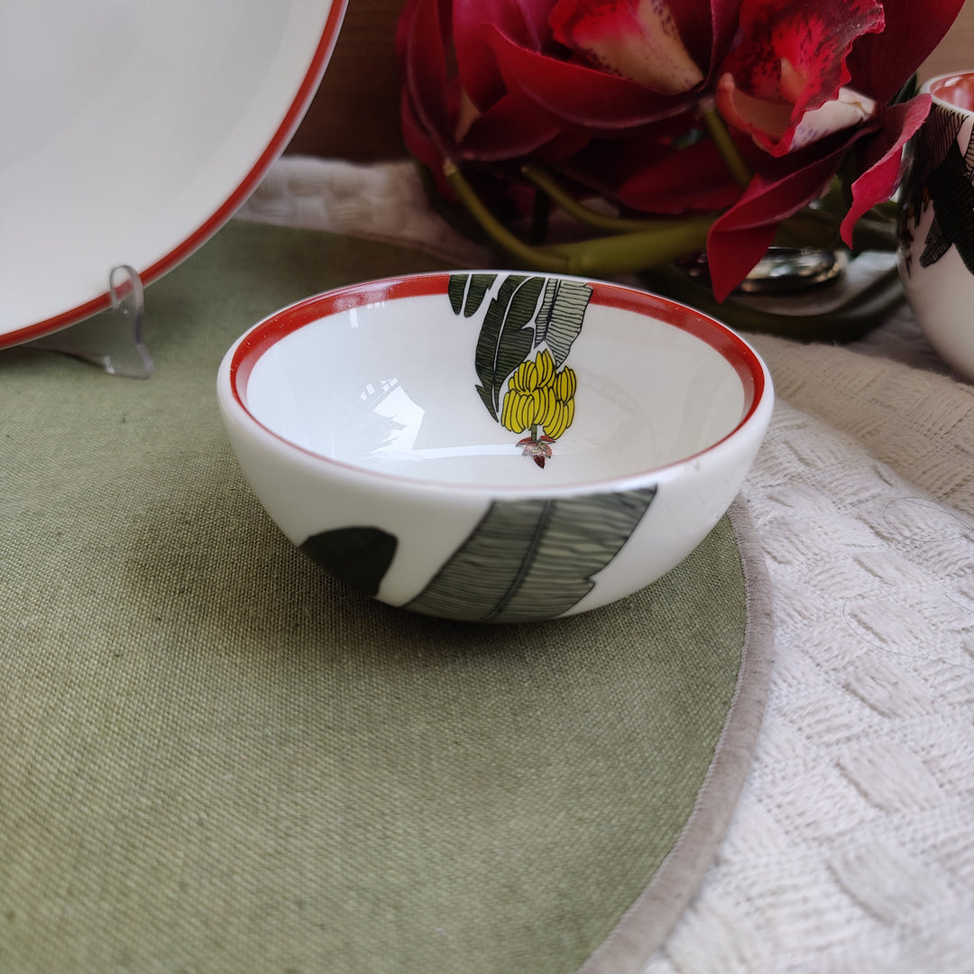 Praising Plantain (POR) - Katoris/ Dessert Bowls Set of 2