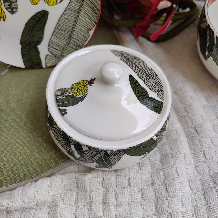 Praising Plantain (POR) - small bowl with lid