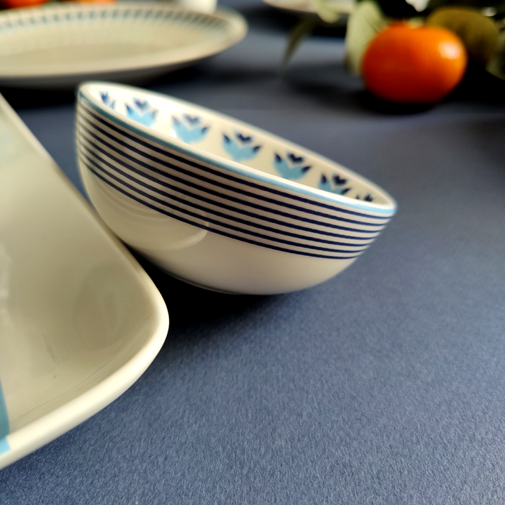 Prussian Blue Star - Katoris/ Desert Bowls Set
