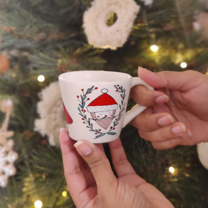 xmas santa mug