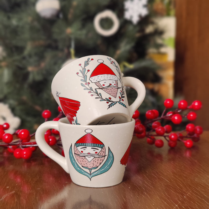 xmas santa mug