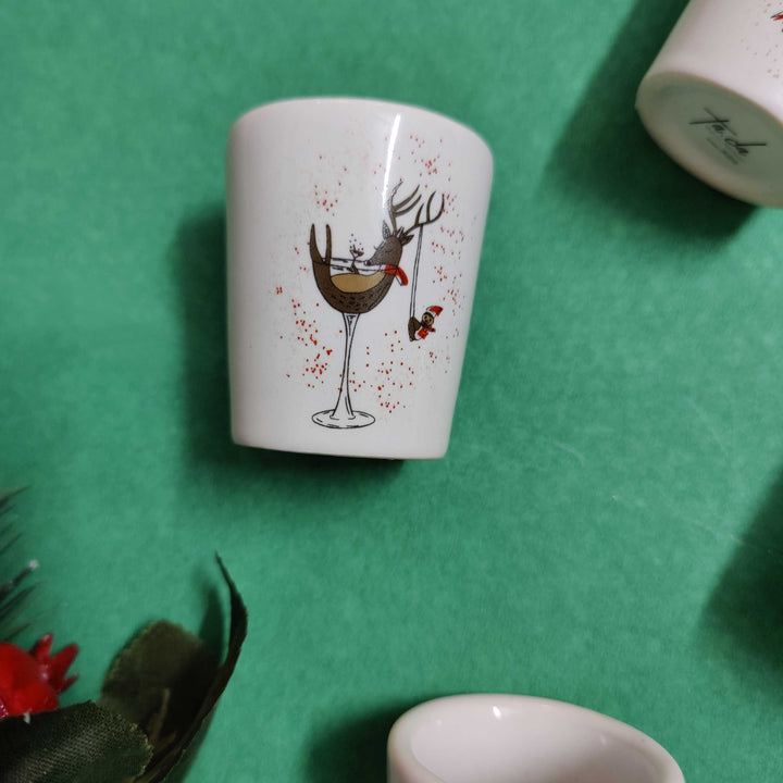xmas shot glasses - set of 6 (PRE-ORDER)