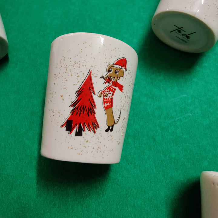xmas shot glasses - set of 6 (PRE-ORDER)