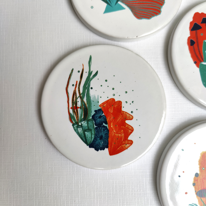 underwater coasters set