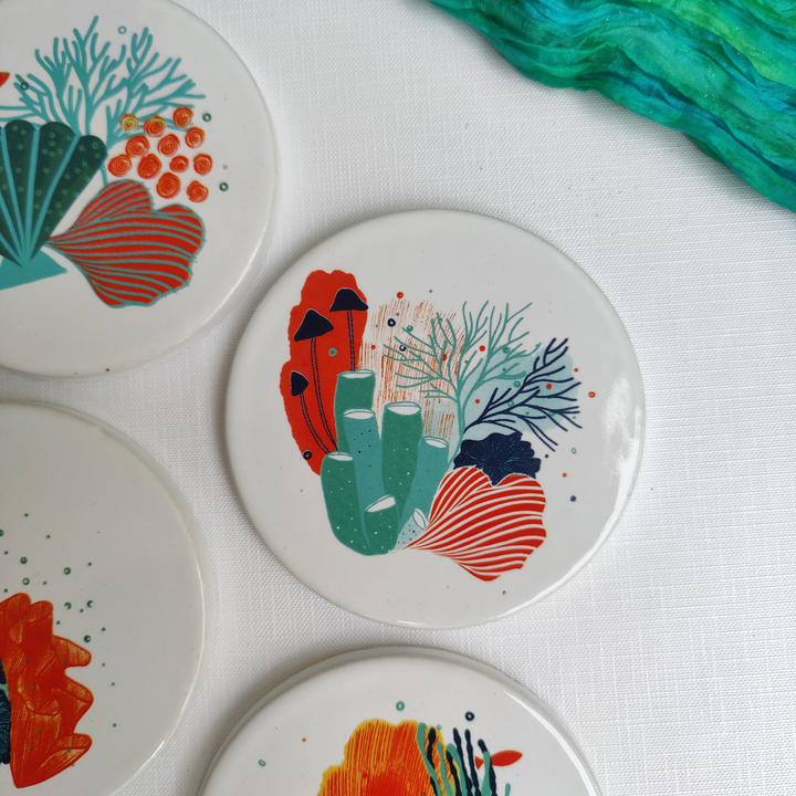 underwater coasters set