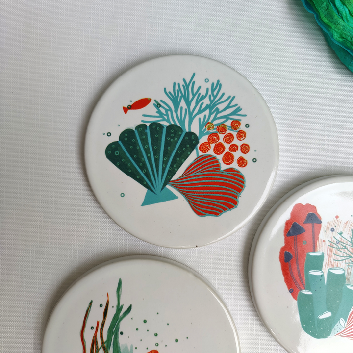 underwater coasters set