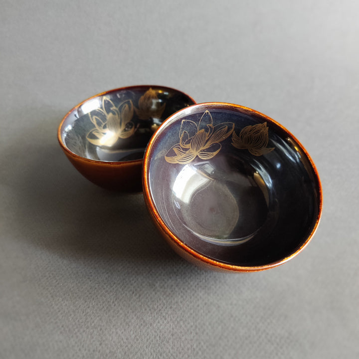 Isles of Indivara - Set of 2 Katoris/ Desert Bowls