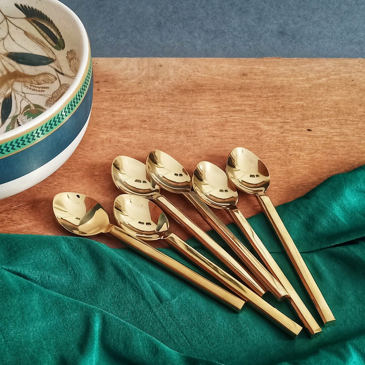 platt - cutlery dessert spoon cutlery set - 6pcs