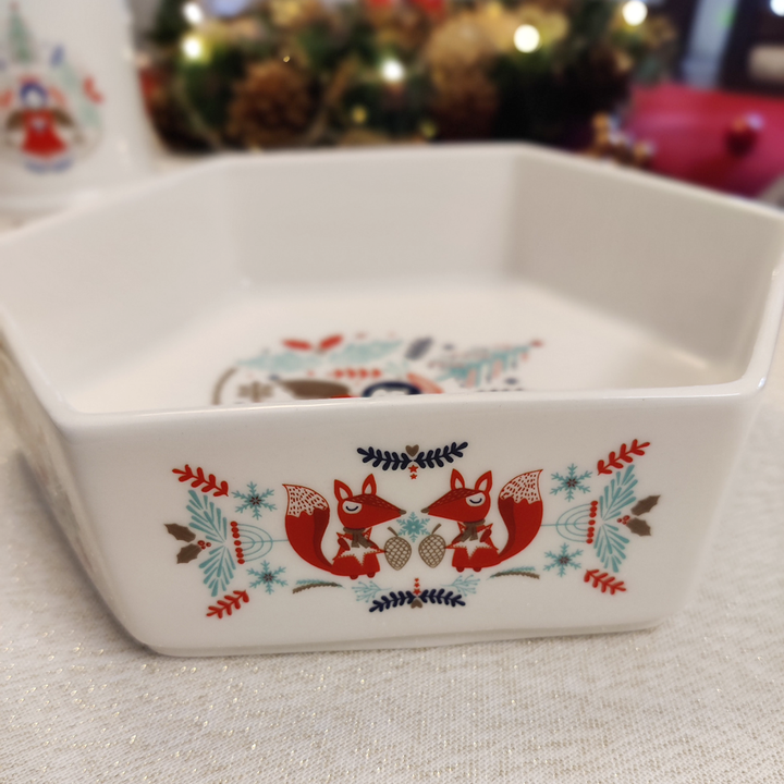 The Winter Woodland - Snowflake Bowl