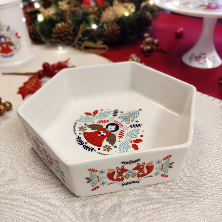 The Winter Woodland - Snowflake Bowl