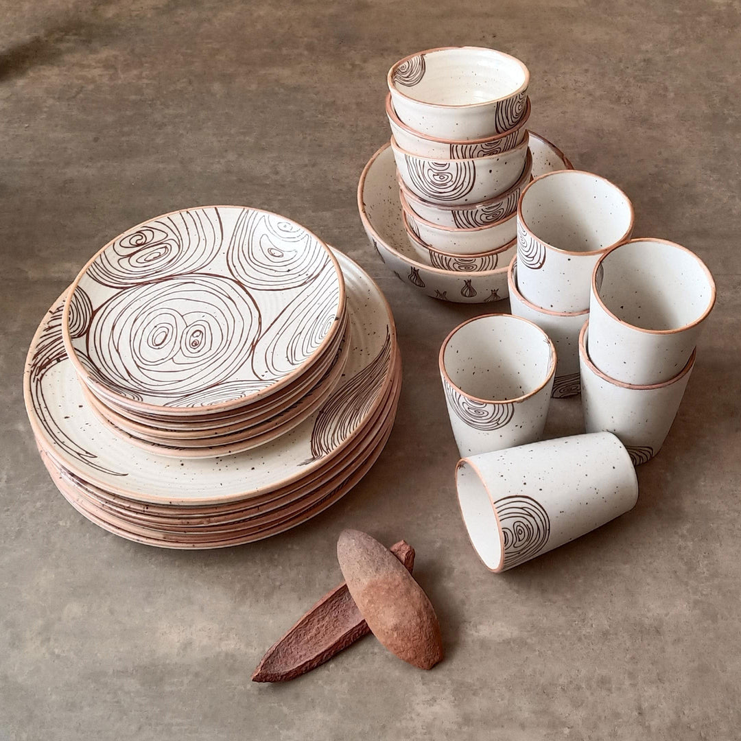 Purple Lord of Rings- 46pc Dinner Set