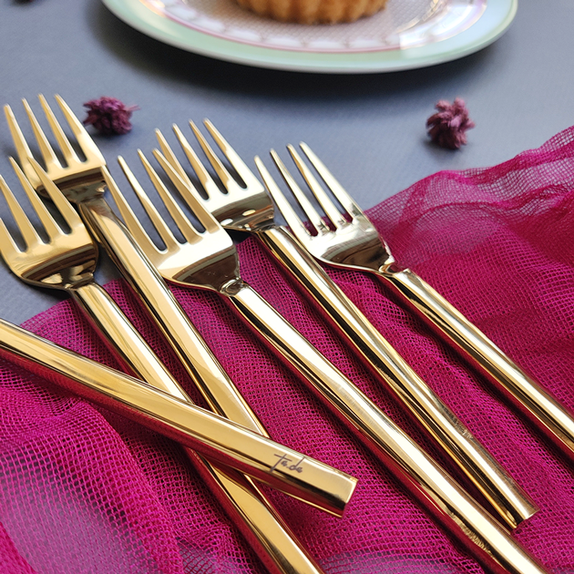 platt - cutlery dessert fork cutlery set - 6pcs