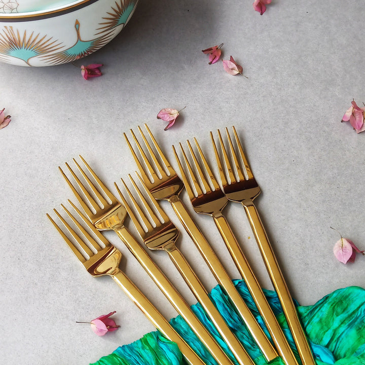 platt - cutlery dining fork cutlery set - 6pcs