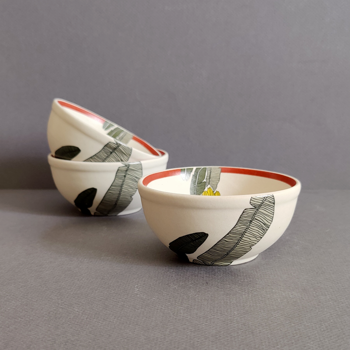 Praising Plantain - Dessert/Katori Bowl (Set of 2) - (PRE-ORDER)