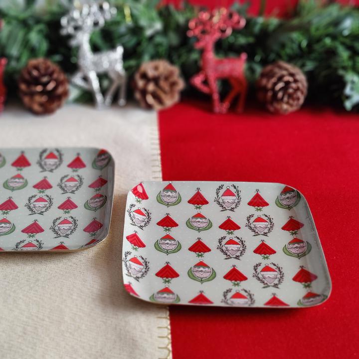 santa tree - metal serveware