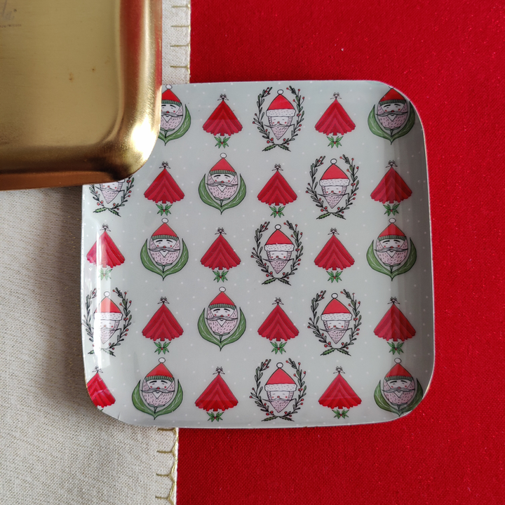 santa tree - metal serveware