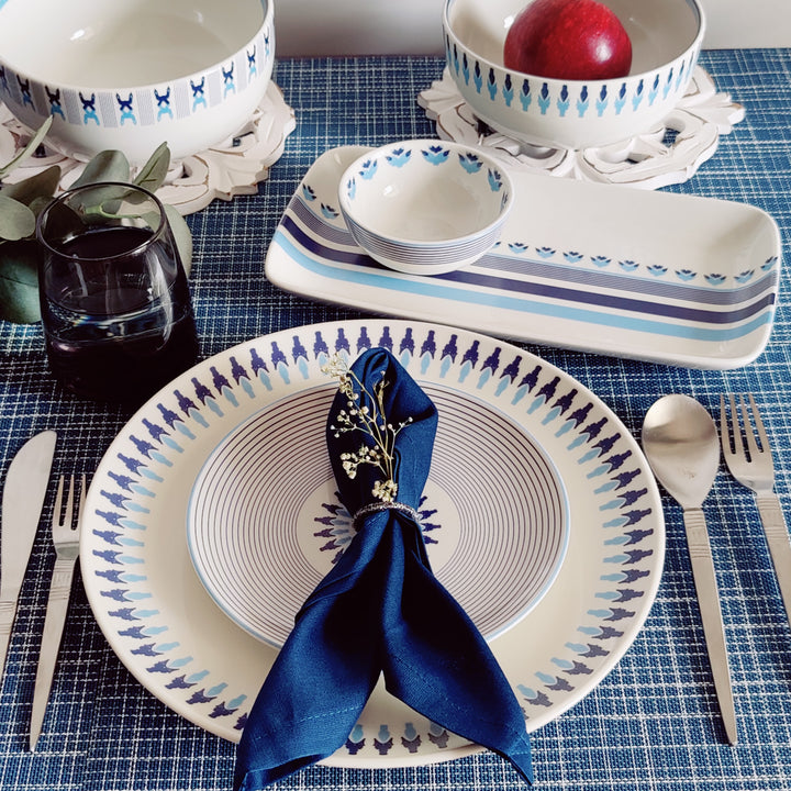Prussian Blue Star - Dinner sets