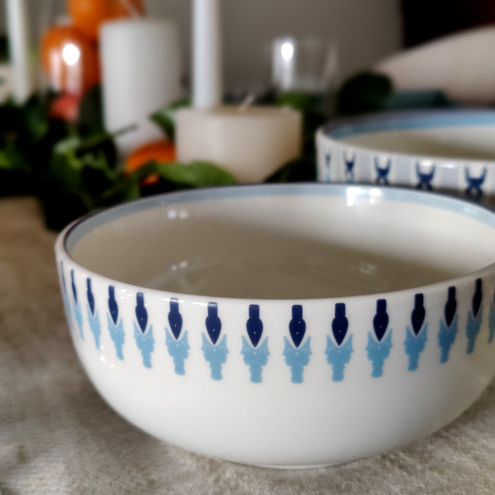 Prussian Blue Star - small bowl