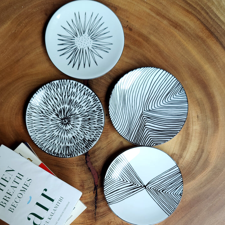 Winds & Dunes – Quarter / Snack Plate (Set of 4)