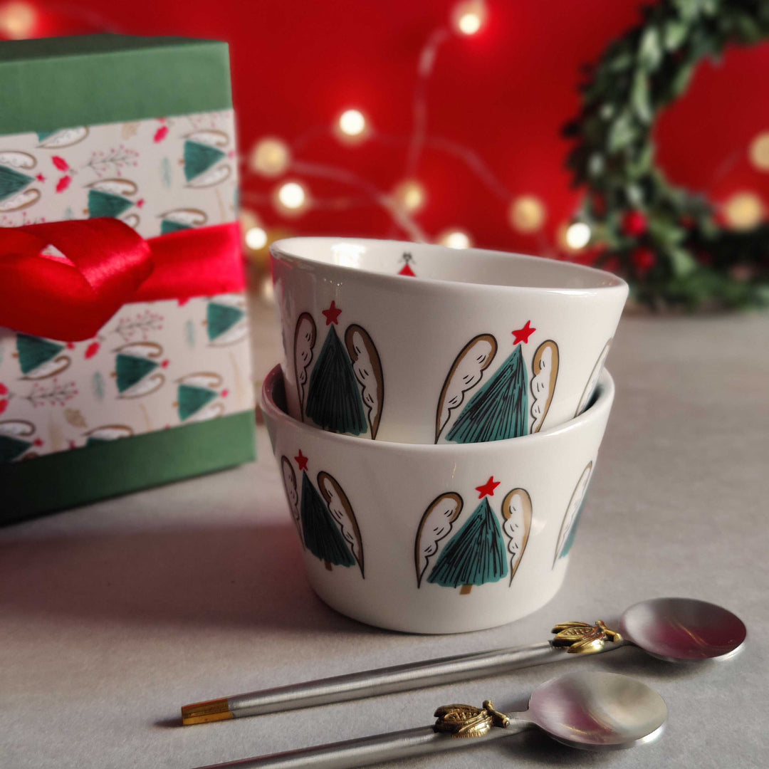 Xmas - blessed tree dessert bowls