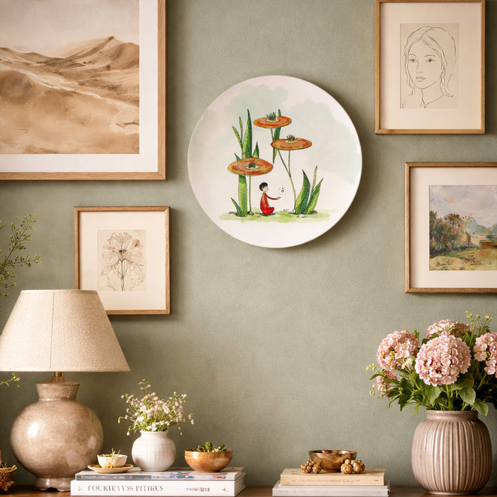 Beneath the blooms - Decor Plate