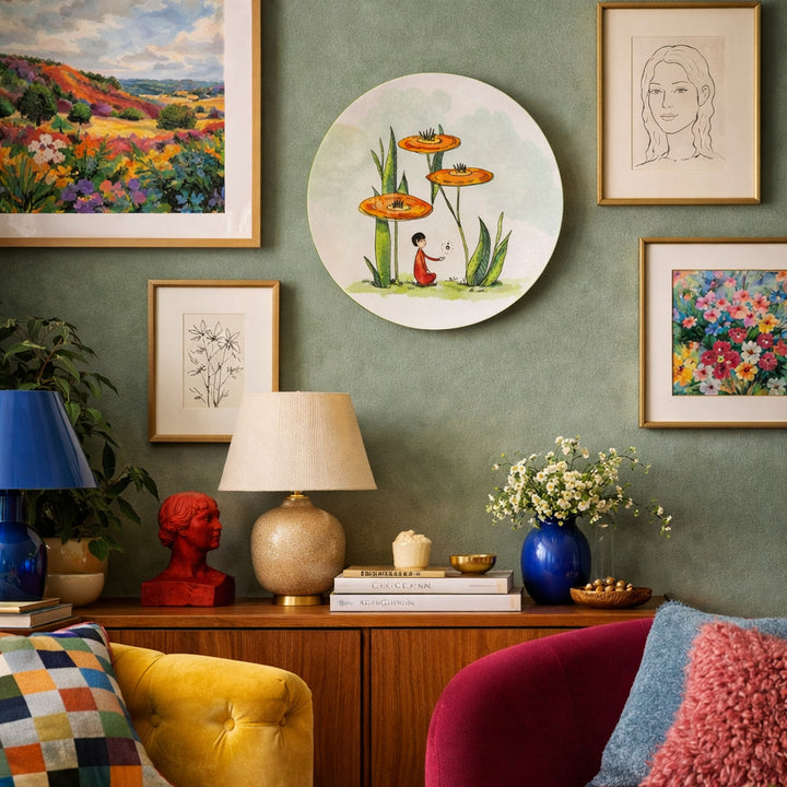 Beneath the blooms - Decor Plate