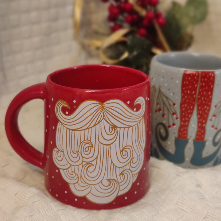 combo mug set - elf & ho-ho beard