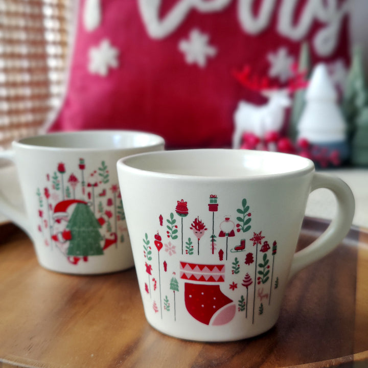 xmas happy santa mug - (PRE-ORDER)