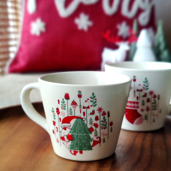 xmas happy santa mug - (PRE-ORDER)