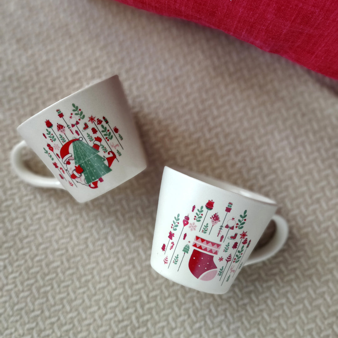 xmas happy santa mug - (PRE-ORDER)