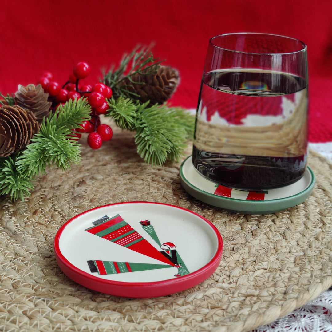 Holly Jolly – Coaster Set