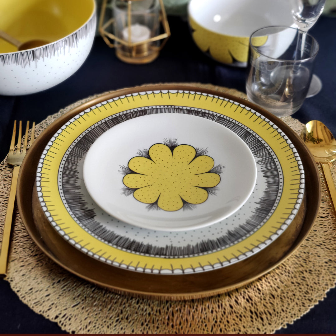 The Marigold Field - 12pc Plate Set