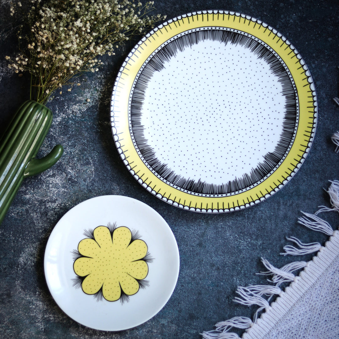 The Marigold Field - 12pc Plate Set