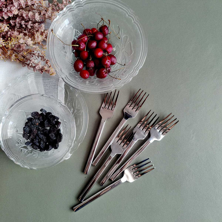 platt SS cutlery - dessert fork - 6pcs