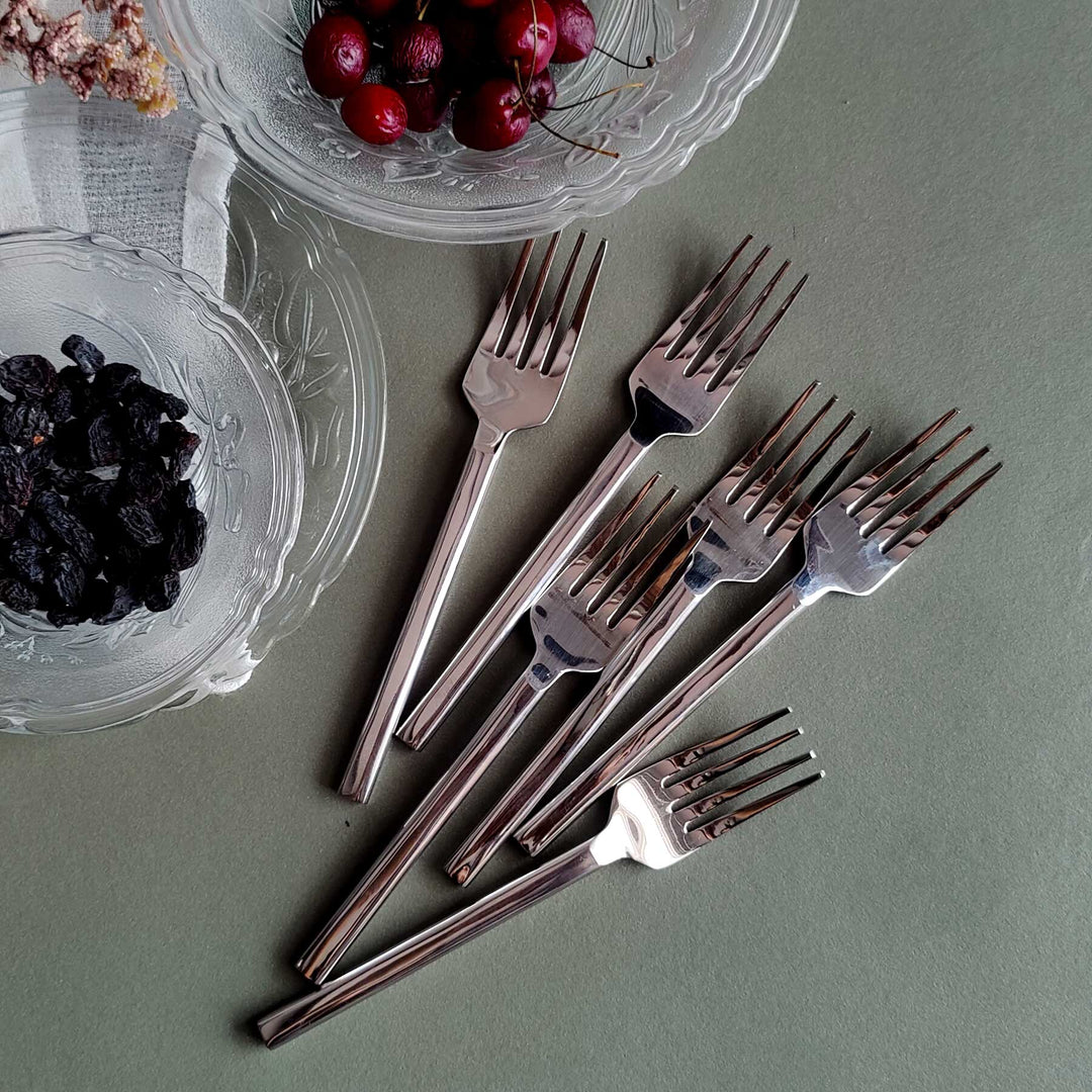 platt SS cutlery - dessert fork - 6pcs