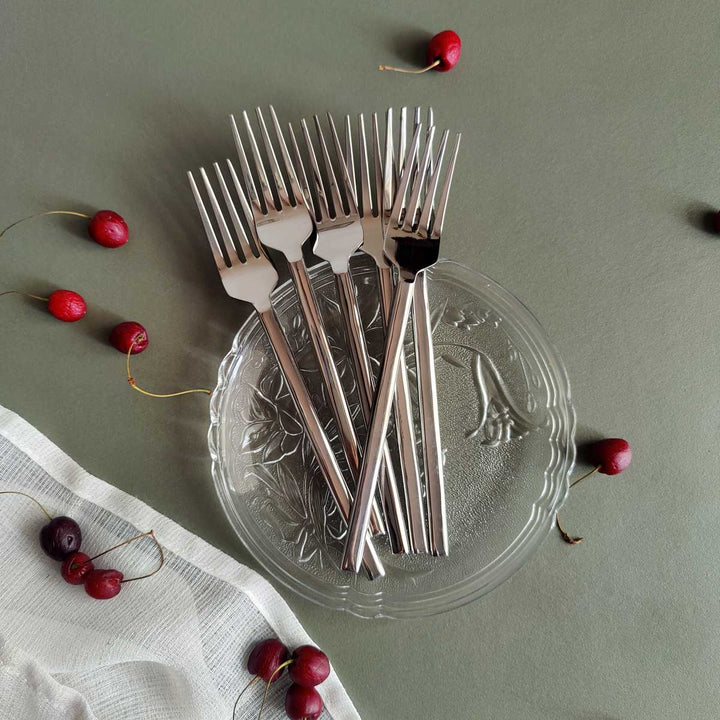 platt SS cutlery - dining fork - 6pcs