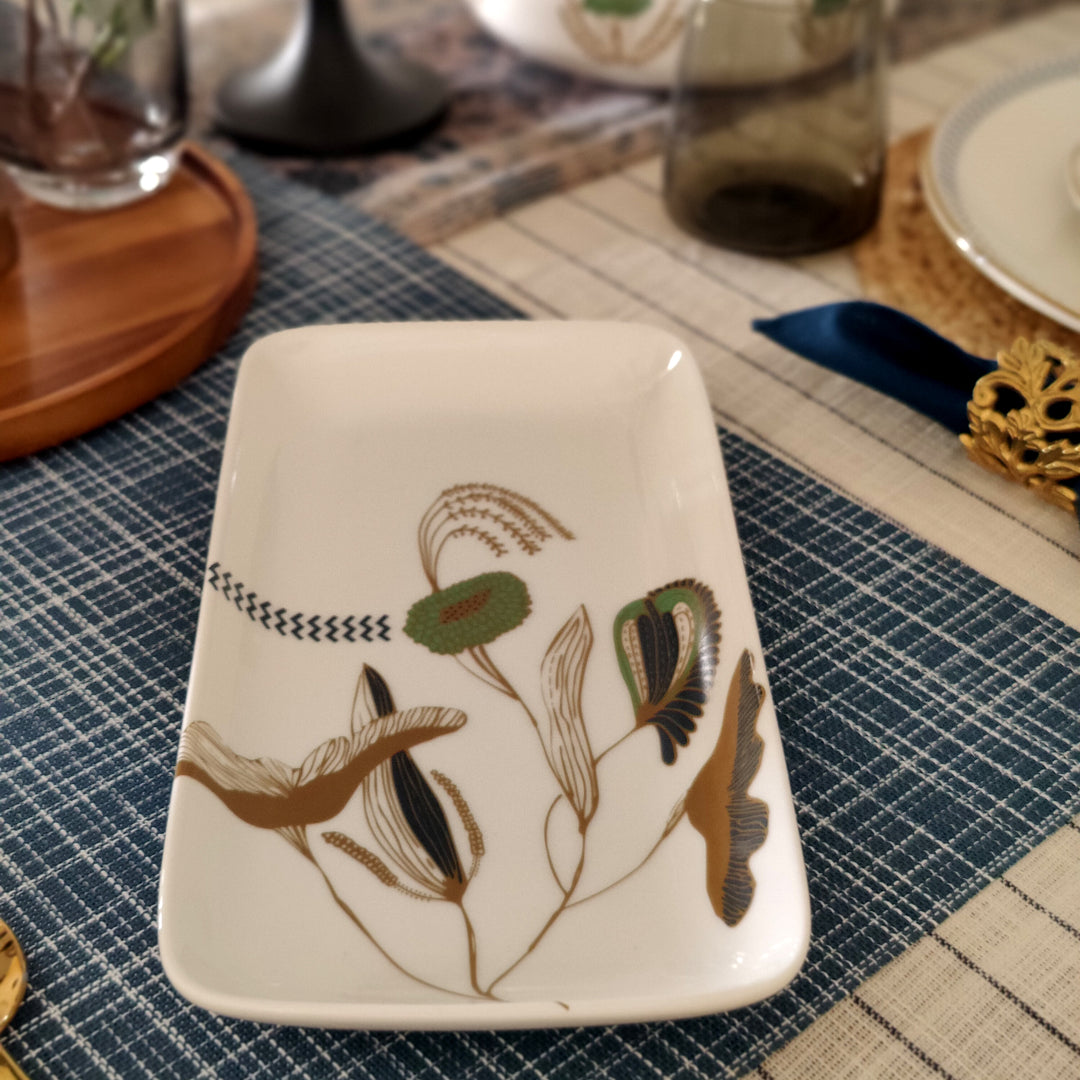 Pookkal (POR) - Rectangle platter